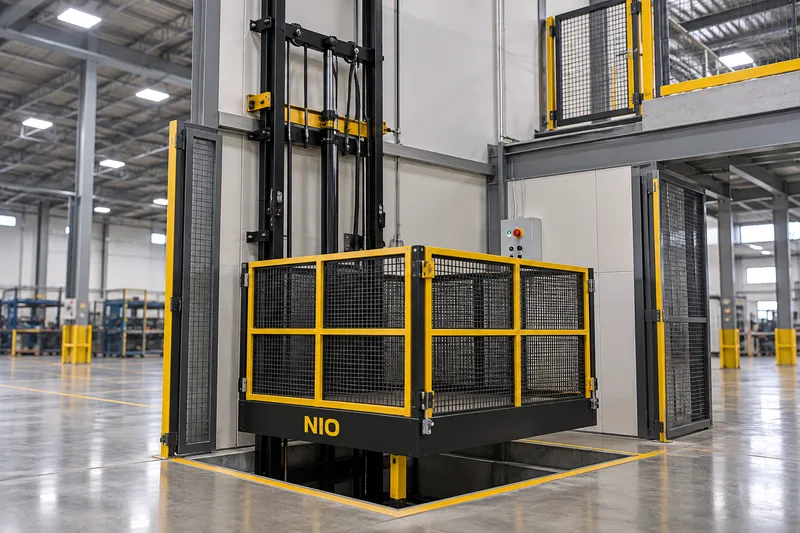 Pit Mounted Goods Lift for Malegaon